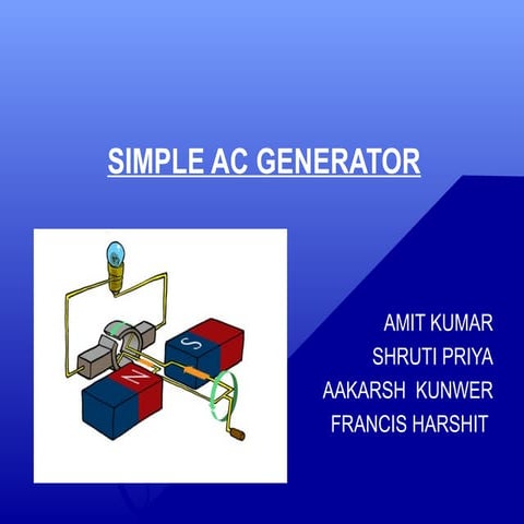 Simple ac generator