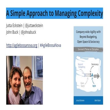 A Simple Approach for Managing Complexity