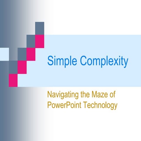 Simple complexity | PPT