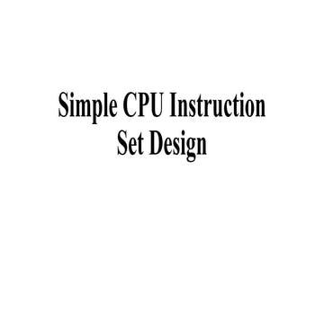 Simple CPU Instruction Set Design.pptx