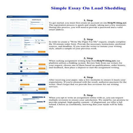 Simple Essay On Load Shedding