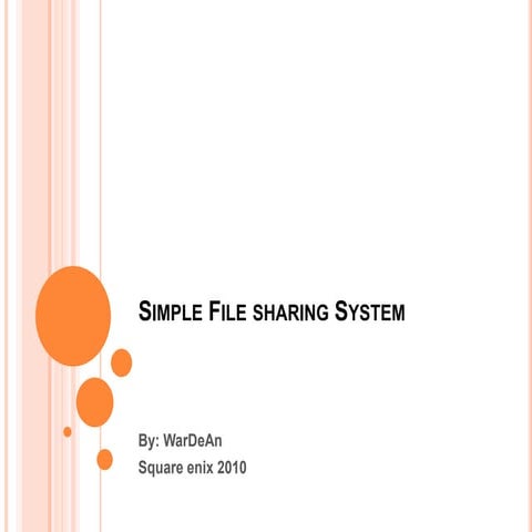 Simple file sharing system