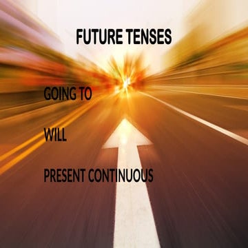 Aula expositiva sobre os tempos verbais que expressam futuro