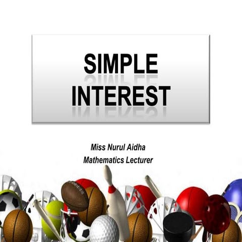 Simple Interest (Business Math)