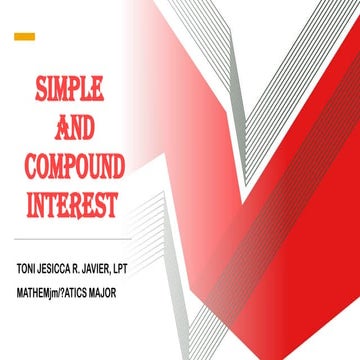 SIMPLE INTEREST and interest exampl.pptx