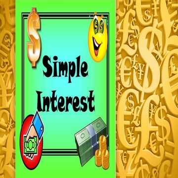 Simple interest all about principal amount
