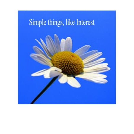 Simple Interest May 11 09