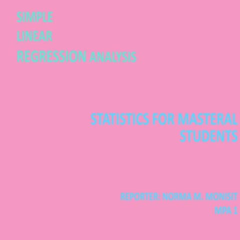 Machine Learning - Simple Linear Regression