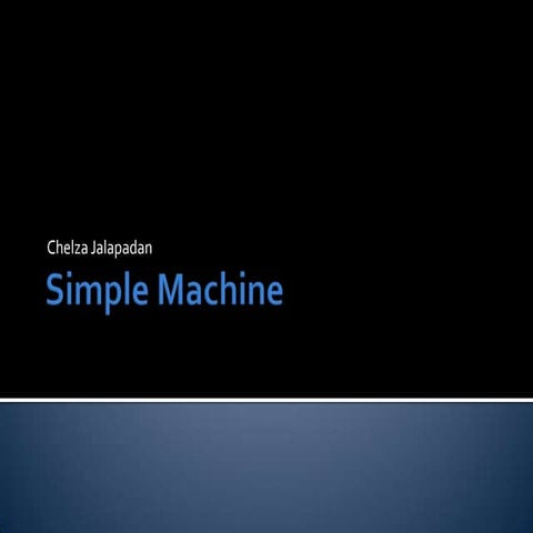 Comples machine | PPT