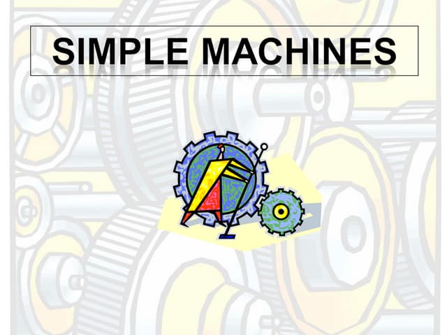 Simple Machines | PPT