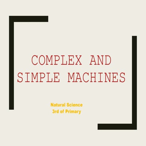 Simple machines