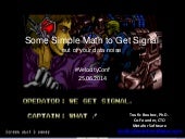 Simple math to get signal out of yo...