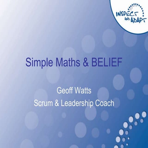 Simple Maths - Scrum Psych Meetup