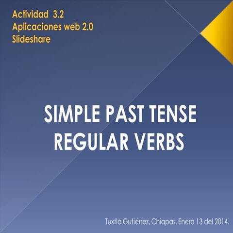 Simple past use and form