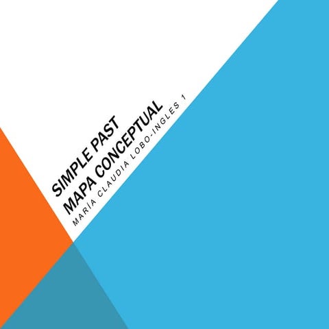 Simple past. Mapa conceptual | PPTX