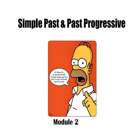 Simple Past And Past Progressive