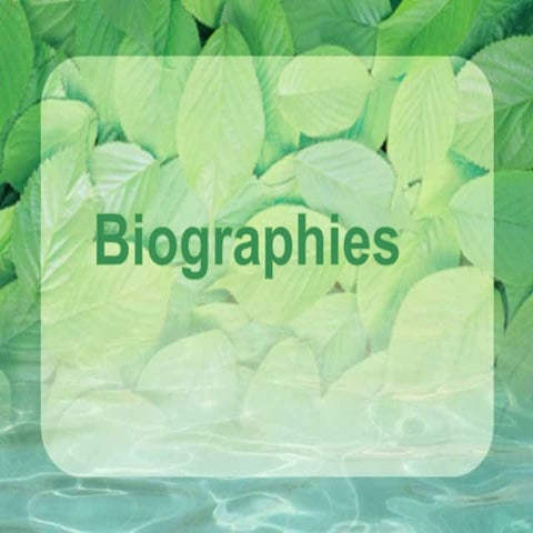 Simple past biographies