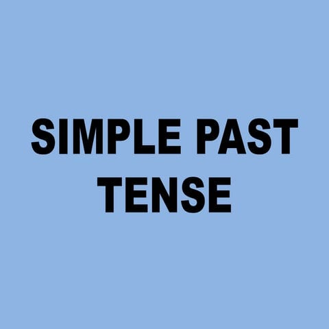 Simple past resume and exercise