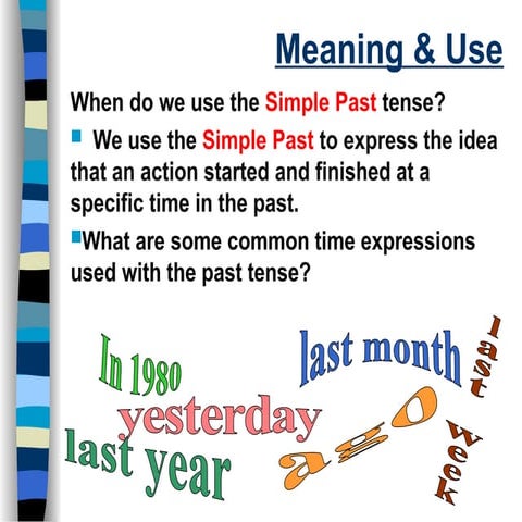 Simple Past Statements | PPTX