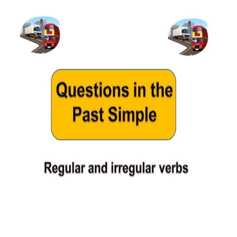 Simple past wh questions