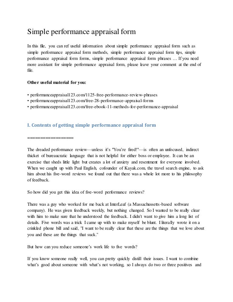 words for performance reviews