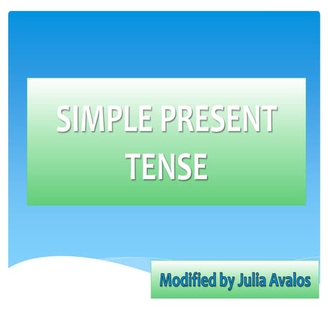 Simple present