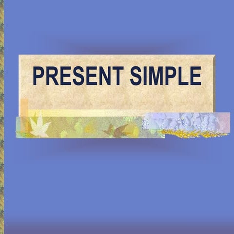 Simple present