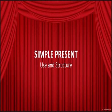 Simple present   structure