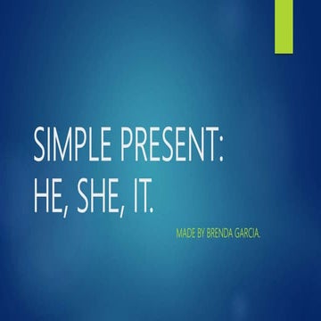 Simple present he_ she_it
