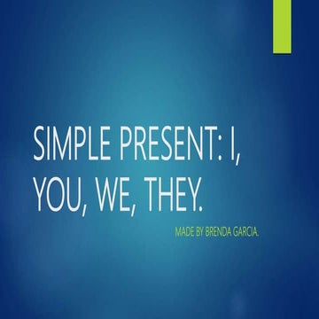 Simple present i you_we_they