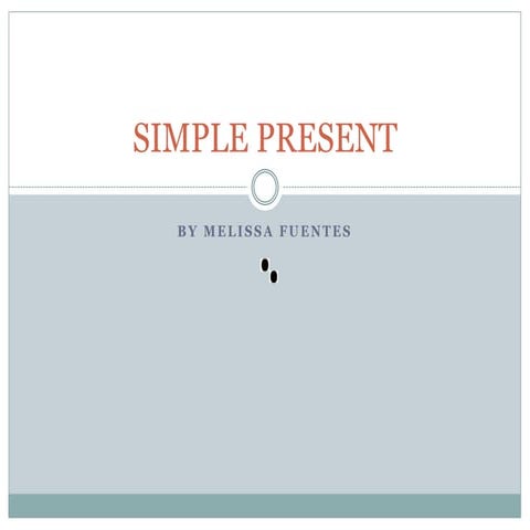 Simple present tense presentation | PPTX