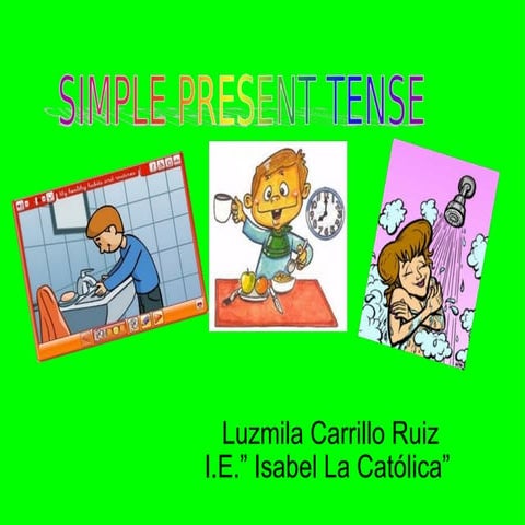 Simple present tense