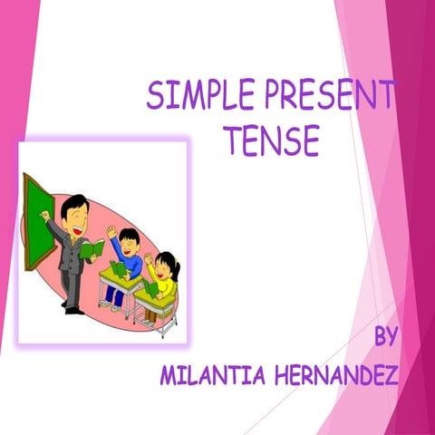Simple present tense