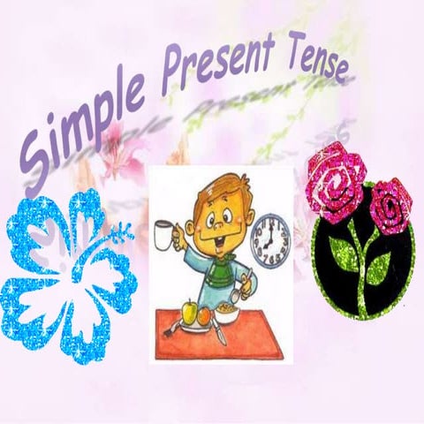 Simple present tense