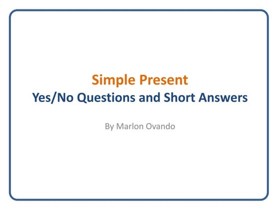 Present Simple vs Present Continuous - English Language | PPT