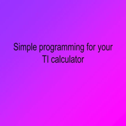Simple programming | PDF
