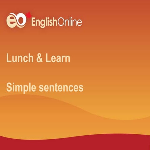 Simple sentences