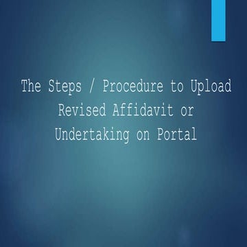 Simple Steps to upload Revised Affidavit or Undertaking.pdf
