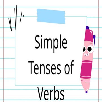 Tenses of Verbs - This presentation tackles the simple tenses of verbs.