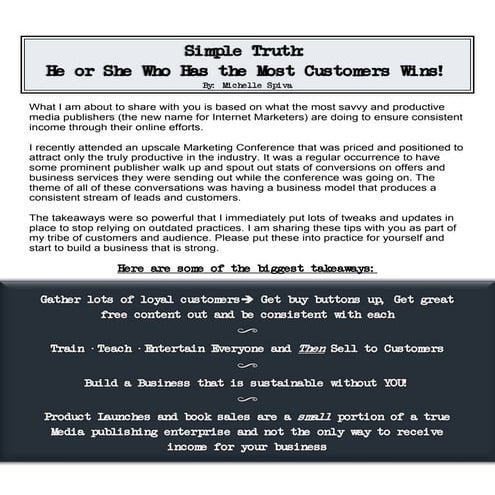 Simple truth: How to Gather Loyal Customers with FB Ads 