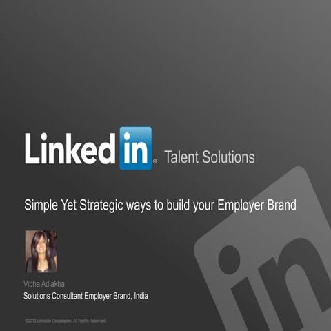 Simple Yet Strategic Ways of Building Your Employer Brand | Webcast