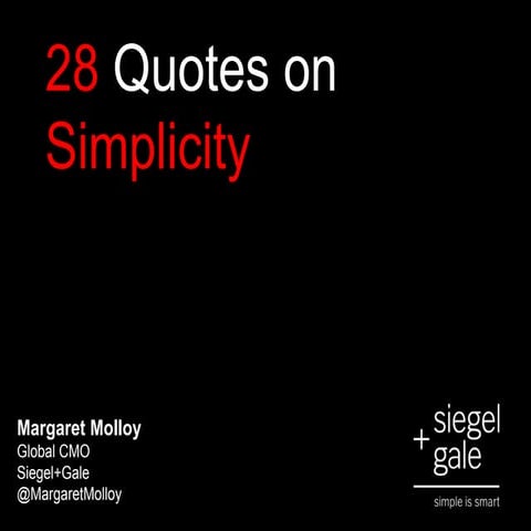 Top 28 Quotes on Simplicity 