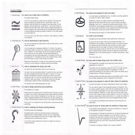 Simplicity rules | PDF