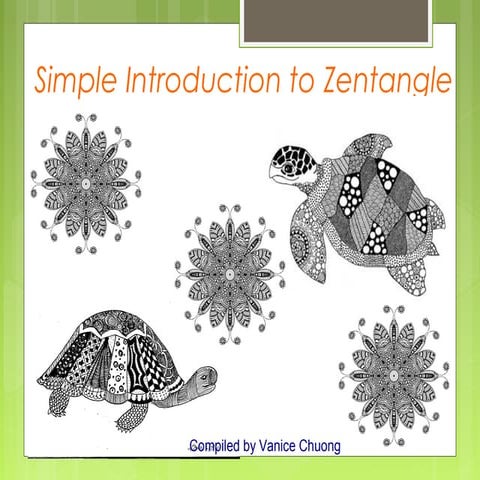 Simplified intro to zentangle | PPT
