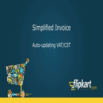 Simplified invoice