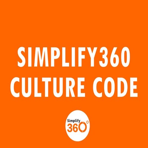 Simplify360 culture code