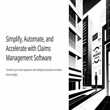 Simplify, Automate, and Accelerate with Claims Management Software