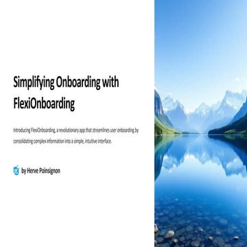 Customer Onboarding streamlined with FlexiOnboarding
