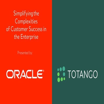 Simplifying the Complexities of Customer Success in the Enterprise
