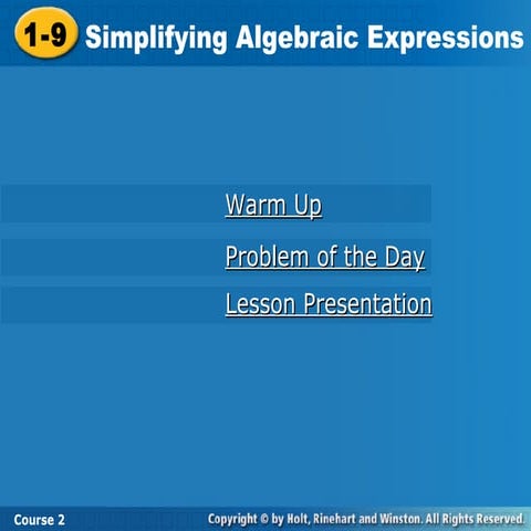 Simplifyingalgebraicexpressions 140831115410-phpapp01 (1)